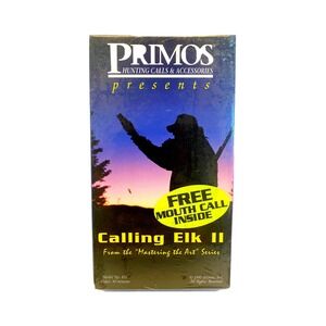 Primos Calling Elk II VHS Unisex OS Blue New Hunting Mastering the Art Series
